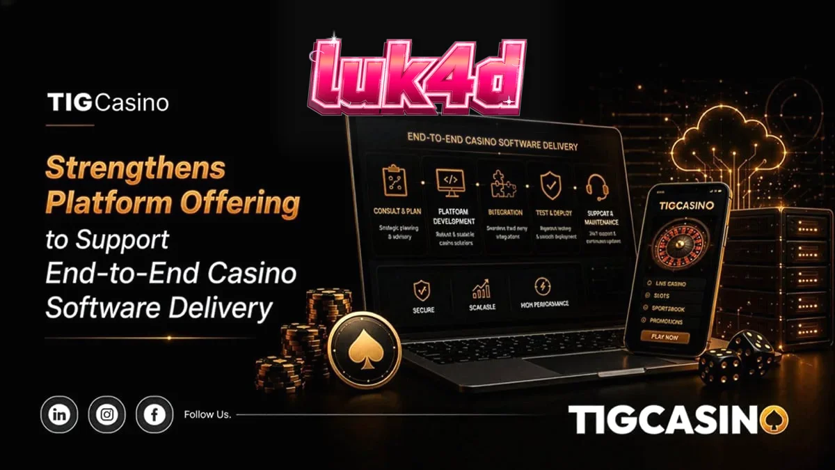 Antarmuka teknologi kasino modern yang menampilkan integrasi sistem modular.